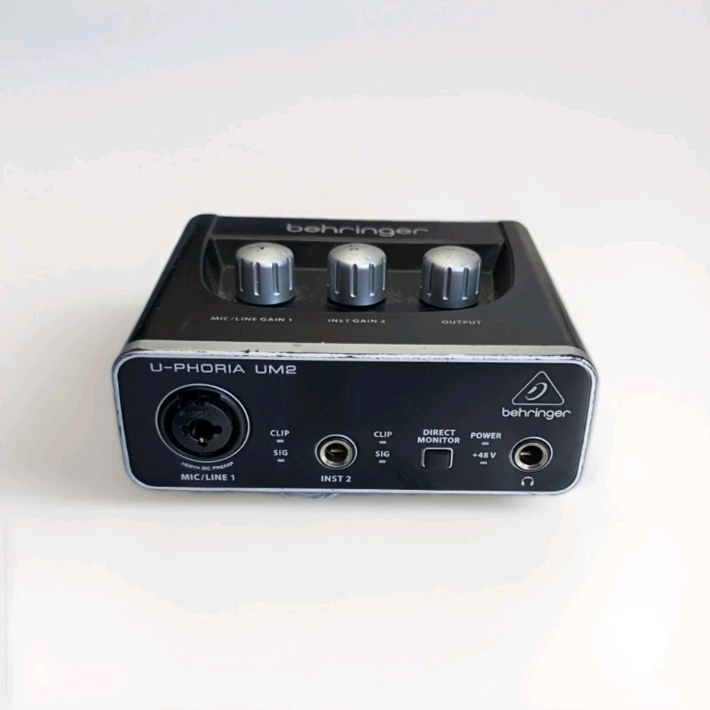 Behringer UM2 Audiophile 2x2 USB Audio Interface U-PHORIA